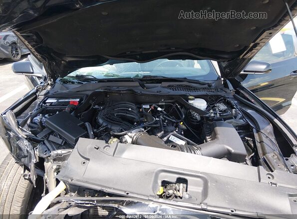 1FATP8EM8H5264106 2017 FORD MUSTANG Black Вид ззаду