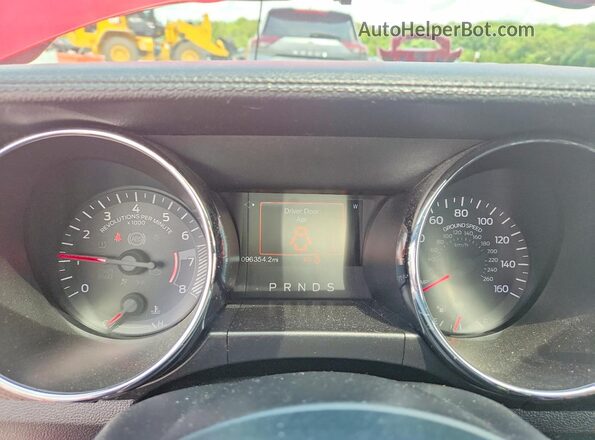 1FATP8EM9G5257700 2016 FORD MUSTANG Red Սարքավորումների վահանակի տեսք