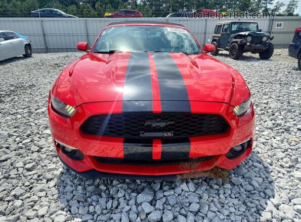 1FATP8EM9G5257700 2016 FORD MUSTANG Red Դիմացի տեսք