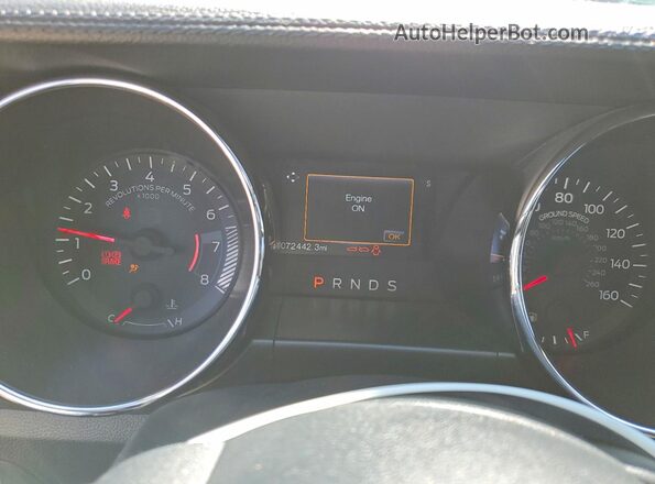 1FATP8EMXG5238542 2016 FORD MUSTANG Black Widok zestawu wskaźników