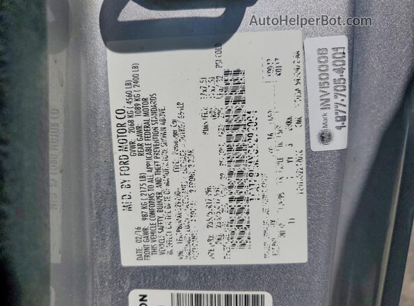 1FATP8EMXG5292004 2016 FORD MUSTANG Silver Շարժիչի բաժամունքի տեսք