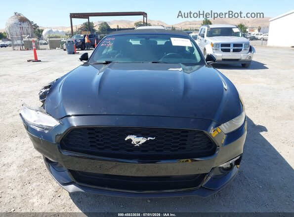 1FATP8EMXG5334316 2016 FORD MUSTANG Black ხელსაწყოთა პანელის ხედი