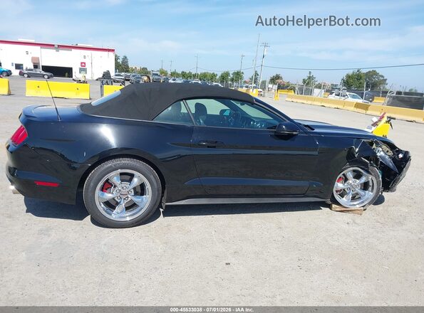 1FATP8EMXG5334316 2016 FORD MUSTANG Black უკანა სალონის ხედი