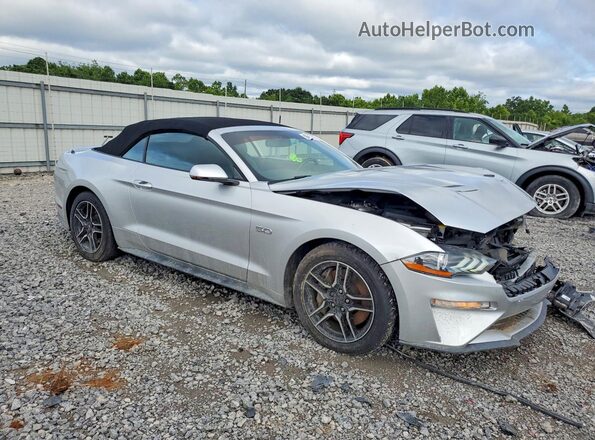 1FATP8FF0K5138362 2019 FORD MUSTANG Silver Передня права чверть