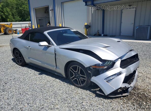 1FATP8FF0K5179512 2019 FORD MUSTANG Silver Delantero derecho