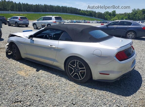 1FATP8FF0K5179512 2019 FORD MUSTANG Silver Trasero izquierdo
