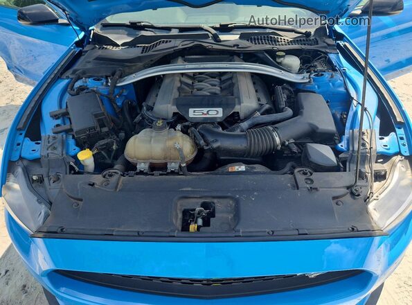 1FATP8FF1H5263119 2017 FORD MUSTANG Blue უკანა სალონის ხედი