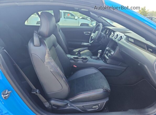 1FATP8FF1H5263119 2017 FORD MUSTANG Blue უკანა სავარძლების ხედი