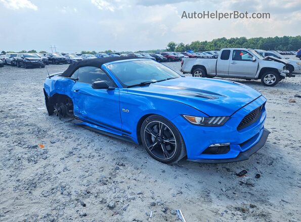 1FATP8FF1H5263119 2017 FORD MUSTANG Blue წინა მარჯვენა