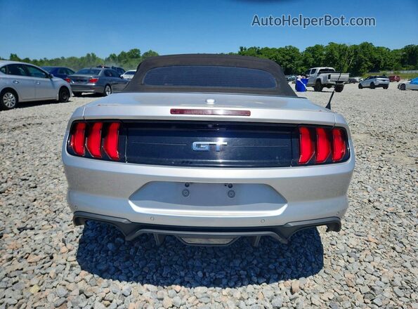 1FATP8FF1J5139020 2018 FORD MUSTANG Silver უკანა ხედი