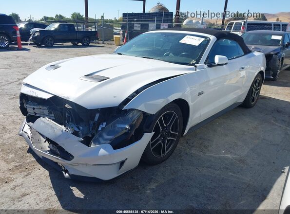 1FATP8FF1L5118607 2020 FORD MUSTANG White Przód lewy