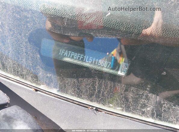 1FATP8FF1L5118607 2020 FORD MUSTANG White Widok komory silnika