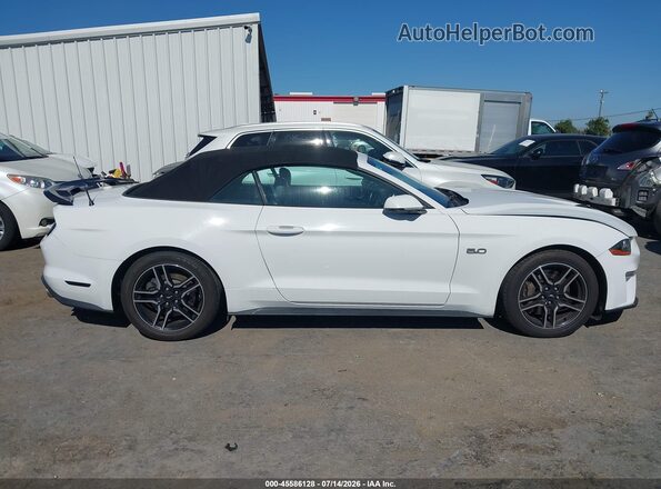 1FATP8FF1L5118607 2020 FORD MUSTANG White Widok wnętrza 360 stopni