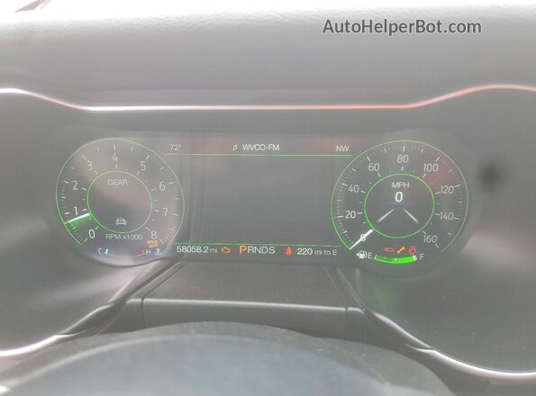 1FATP8FF3J5179261 2018 FORD MUSTANG Red Вид щитка приладів