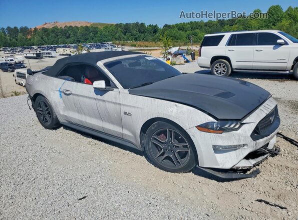 1FATP8FF3K5184879 2019 FORD MUSTANG Серебряный Передняя правая четверть