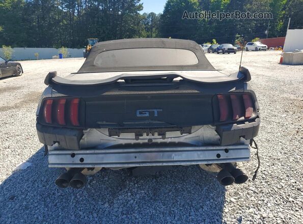 1FATP8FF3K5184879 2019 FORD MUSTANG Серебряный Вид сзади