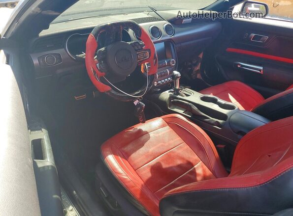 1FATP8FF3K5184879 2019 FORD MUSTANG Серебряный Вид панели приборов