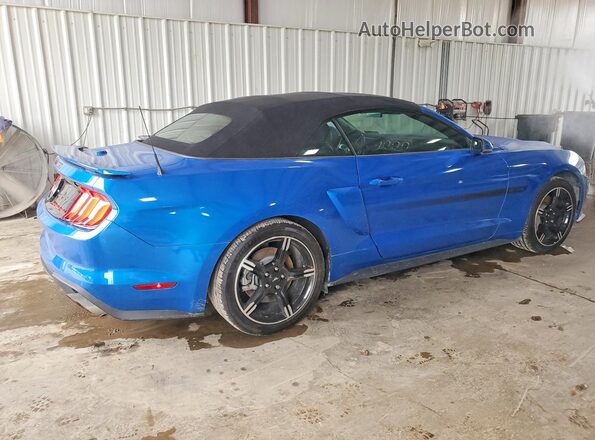 1FATP8FF3L5118009 2020 FORD MUSTANG Blue Trasero derecho