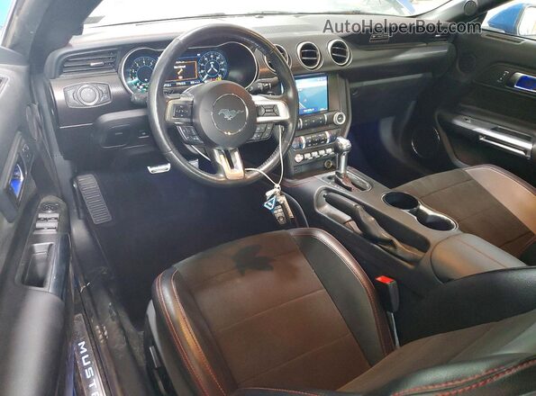 1FATP8FF3L5118009 2020 FORD MUSTANG Blue Vista del salpicadero