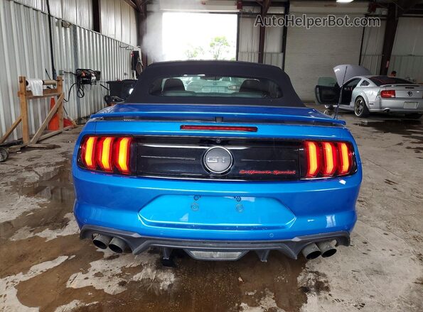 1FATP8FF3L5118009 2020 FORD MUSTANG Blue Vista trasera