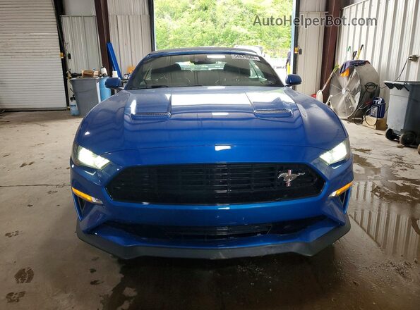 1FATP8FF3L5118009 2020 FORD MUSTANG Blue Vista frontal