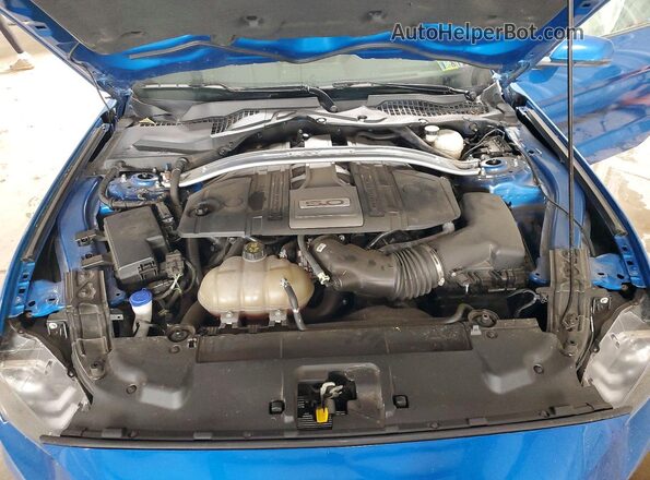 1FATP8FF3L5118009 2020 FORD MUSTANG Blue Vista interior trasera