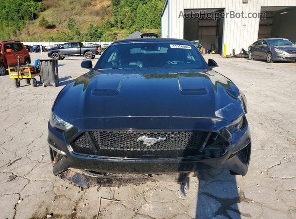 1FATP8FF4N5117051 2022 FORD MUSTANG Black Front view