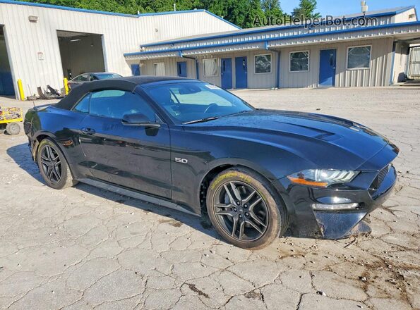1FATP8FF4N5117051 2022 FORD MUSTANG Black Front right