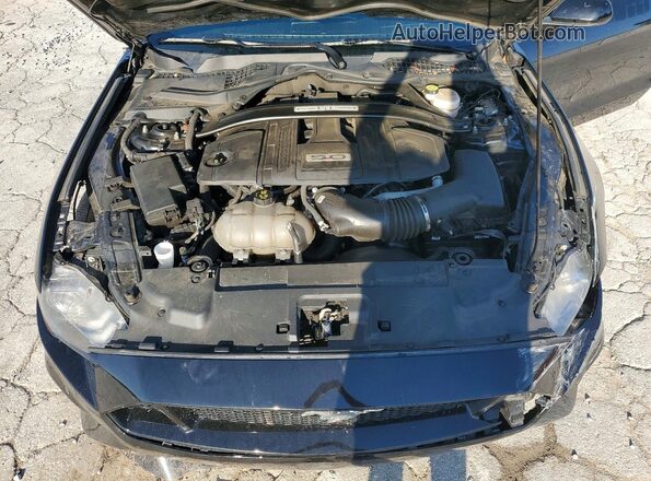 1FATP8FF4N5117051 2022 FORD MUSTANG Black Rear interior view