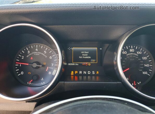 1FATP8FF4N5117051 2022 FORD MUSTANG Black Instrument cluster view