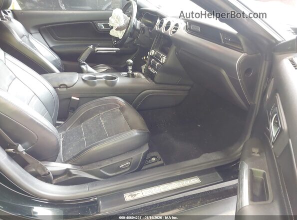 1FATP8FF5K5195303 2019 FORD MUSTANG Black Widok wnętrza z przodu