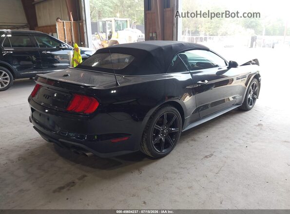1FATP8FF5K5195303 2019 FORD MUSTANG Black Tył prawy