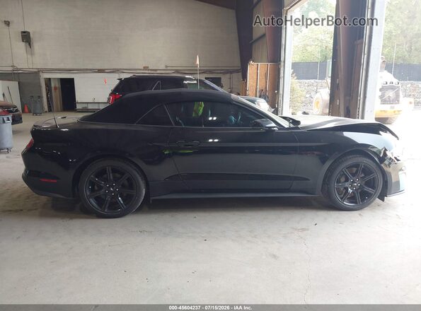 1FATP8FF5K5195303 2019 FORD MUSTANG Black Widok wnętrza z tyłu