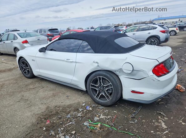 1FATP8FF6K5104393 2019 FORD MUSTANG White Trasero izquierdo