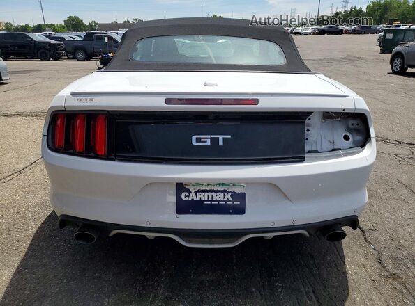 1FATP8FF7G5223528 2016 FORD MUSTANG White Вид ззаду