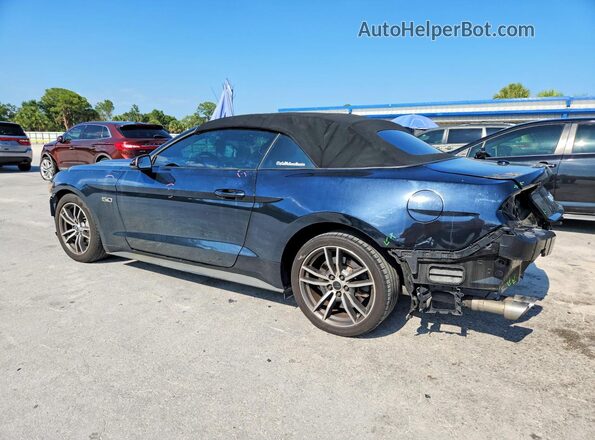 1FATP8FF7H5313084 2017 FORD MUSTANG Blue Tył lewy