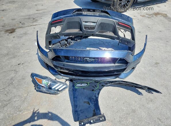 1FATP8FF7H5313084 2017 FORD MUSTANG Blue Widok komory silnika