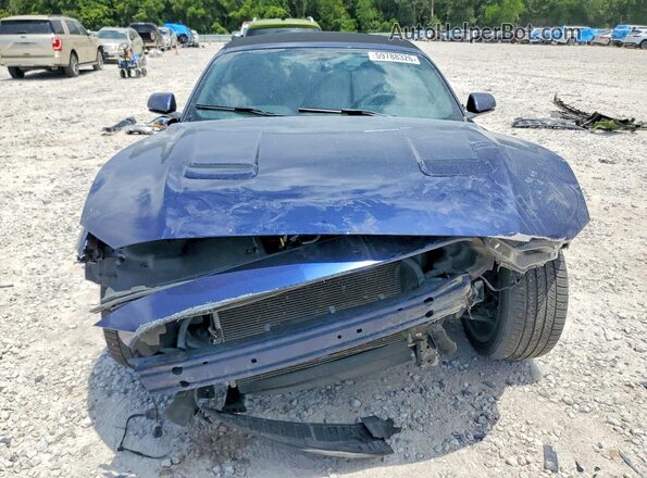 1FATP8FF7J5181434 2018 FORD MUSTANG Синий Вид спереди