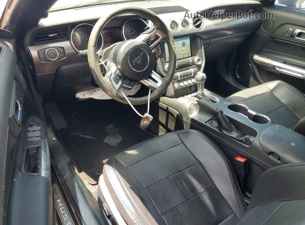 1FATP8FF7J5181434 2018 FORD MUSTANG Синий Вид панели приборов