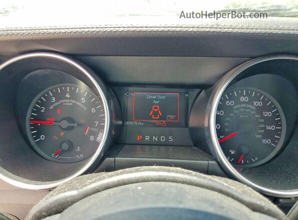 1FATP8FF7J5181434 2018 FORD MUSTANG Синий Вид щитка приборов