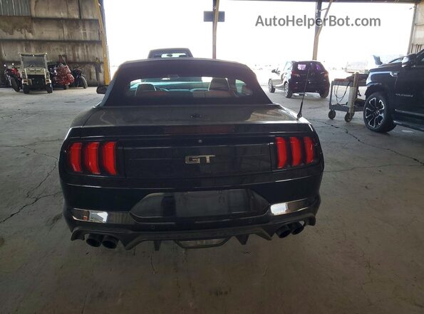 1FATP8FF8N5110152 2022 FORD MUSTANG Black Вид ззаду