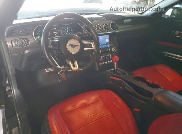 1FATP8FF8N5110152 2022 FORD MUSTANG Black Вид панелі приладів