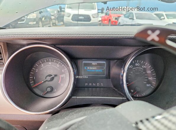 1FATP8FF9G5201000 2016 FORD MUSTANG Black Instrument cluster view