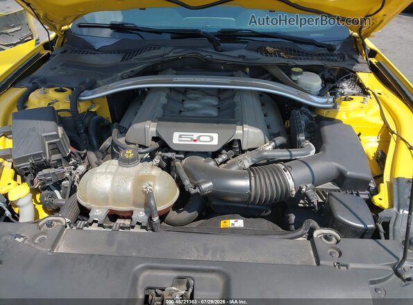 1FATP8FF9G5210151 2016 FORD MUSTANG Желтый Вид сзади