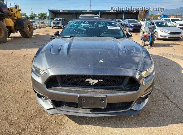 1FATP8FF9G5333674 2016 FORD MUSTANG Gray Widok z przodu