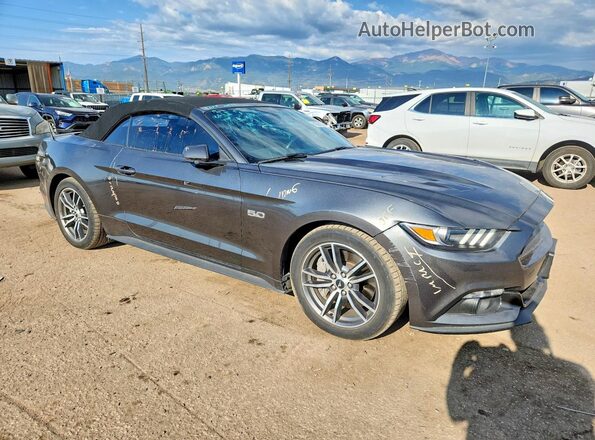 1FATP8FF9G5333674 2016 FORD MUSTANG Gray Przód prawy