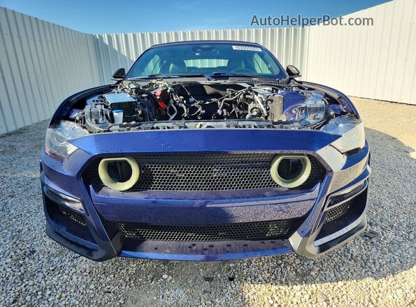 1FATP8FF9J5103513 2018 FORD MUSTANG Blue Front view