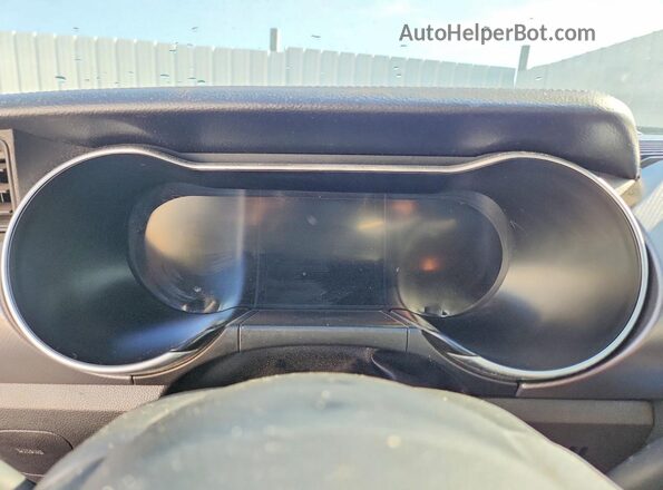 1FATP8FF9J5103513 2018 FORD MUSTANG Blue Instrument cluster view