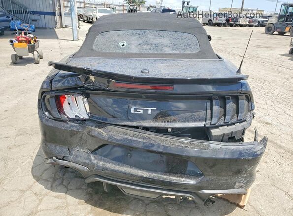 1FATP8FF9L5130763 2020 FORD MUSTANG Black Вид ззаду