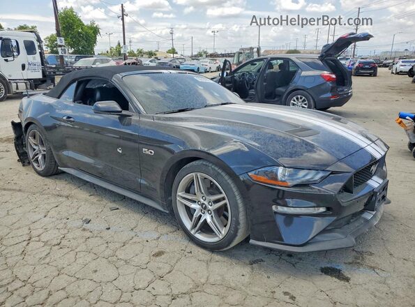 1FATP8FF9L5130763 2020 FORD MUSTANG Black Передня права чверть
